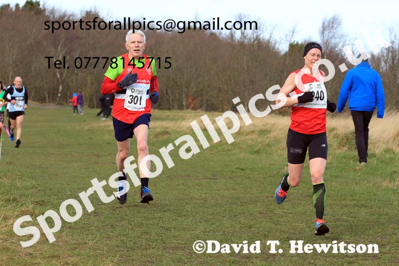 Womens and mens 35 to 65 plus, 2022 NEMAA Open Cross Country Champs., Wallsend, Tyne and Wear. Photo: David T. Hewitson/Sports for All Pics